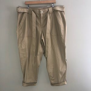 Lane Bryant Cargo Capri pants